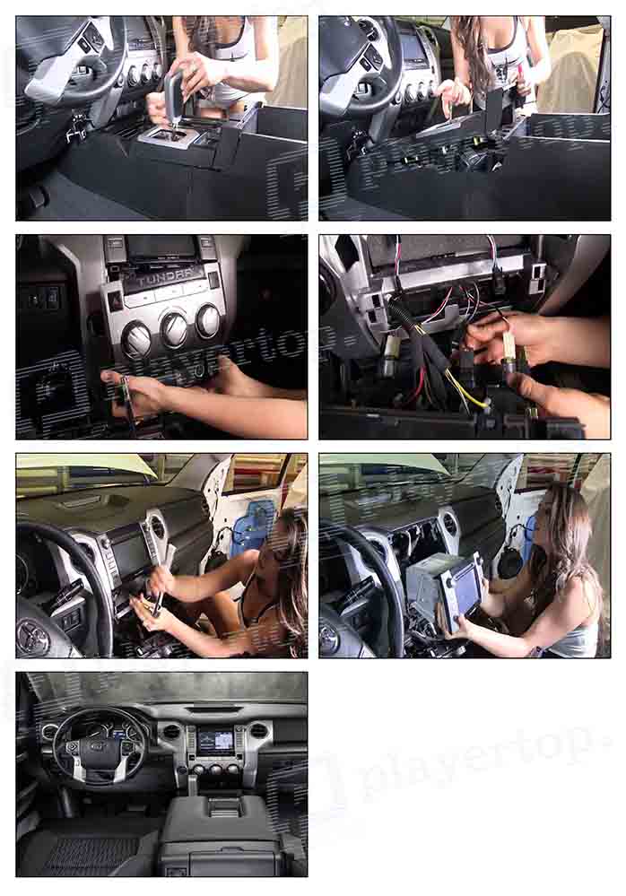 installation autoradio toyota tundra 2014